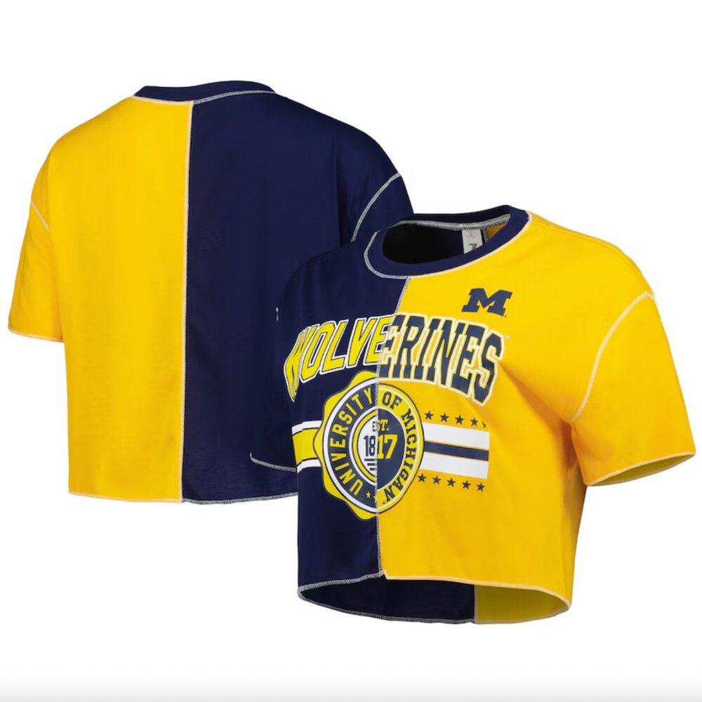 University of Michigan Cropped T-Shirt - Size M